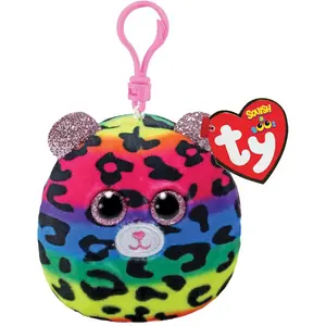 Ty Dotty Leopard Squishy Clip 9cm (8 cm)
