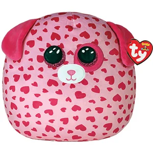 Ty Squish-a-Boos Tickle - r  ový pes, 22 cm