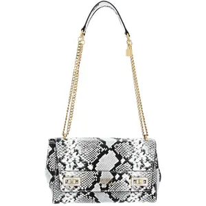Guess, Damen, Handtasche, Katey Flap Shoulder Bag, Weiss günstig
