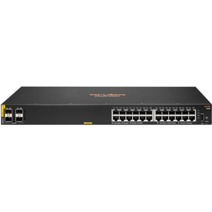 HPE Aruba Networking CX 6000 24G Class4 PoE 4SFP 370W Switch, Managed,...