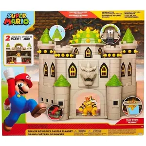 Nintendo Super Mario Bowser Castle Deluxe Spielset, 6,5 cm günstig