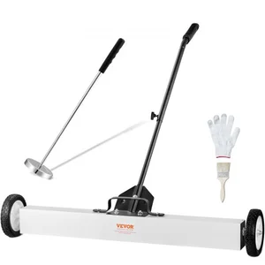 VEVOR 36-Zoll-Magnetkehrmaschine mit Rädern, 55 lbs Kapazität, mit aus... günstig