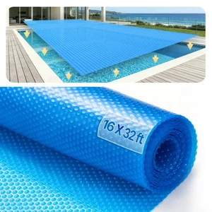 VEVOR Solar-Poolabdeckung, 9,75 x 4,87 m rechteckige Solardecke für Po... günstig