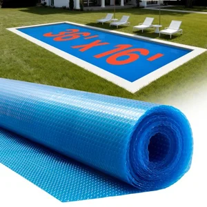 VEVOR Pool Solarfolie, 10972x4876 mm, Solarplane, 0,3 mm Pools Solarde... günstig