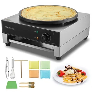 VEVOR elektrischer Crepemaker Crepe-Maschine 3000 W flache Crepe-Grill... günstig