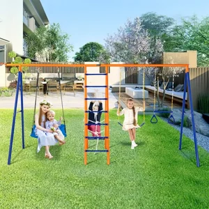 VEVOR Schaukel-Sets für den Garten, 6-in-1-Schaukel-Set mit 2 Schaukel... günstig