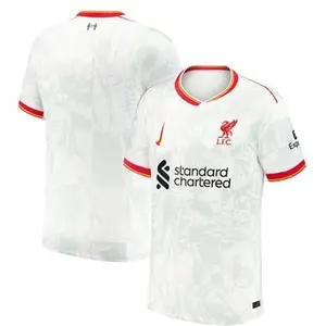 Nike, Jungen, Fussballtrikot, Maglia Replica Terza Liverpool (L), Weiss, L günstig