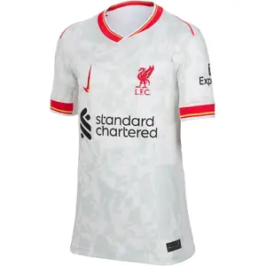 Nike, Unisex, Fussballtrikot, FC Liverpool Kinder Drittes Trikot (M), Rot, Weiss, Schwarz, M günstig