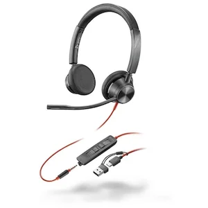 Poly Blackwire 3325 USB-C HS +3.5mmP +USB-C/A