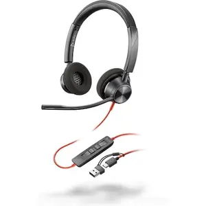Poly Blackwire 3320 STEREO MS USB-C +USB-C/A ADAPTER