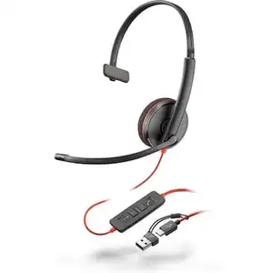 Poly Blackwire 3210 Mono USB-C HS +USB-C/A