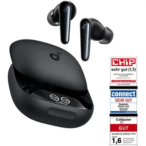 Soundcore Liberty 4 Pro | True Wireless Earbuds mit Noise Cancelling Schwarz