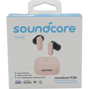 Anker P30i, Kabellos, Anrufe/Musik, Kopfhörer, Hellrosa