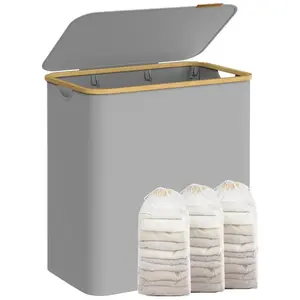 Songmics, Wäschekorb, Wäschekorb Wäschesammler (150 l) günstig