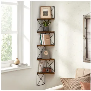 VASAGLE Eckregal Bücherregal, 5 Ebenen, für Schlafzimmer, Arbeitszimme... günstig