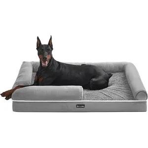 Feandrea Orthopädisches Hundebett XL Soft: Ecksofa mit abnehmbarem Bez... günstig