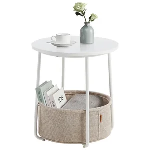 Songmics VASAGLE Beistelltisch kleiner Tisch Stauraum für Wohnzimmer, ... günstig