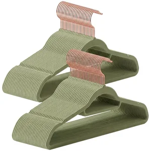 SONGMICS Kleiderbügel 20/50er Set rutschfest, (50-tlg), 0,6 cm dick, 3... günstig