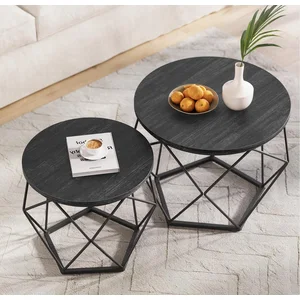 VASAGLE Couchtisch 2er Set Wohnzimmertisch abnehmbare Tischplatte (2er... günstig