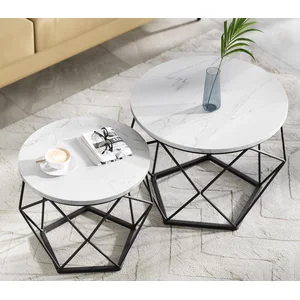 VASAGLE Couchtisch 2er Set Wohnzimmertisch abnehmbare Tischplatte (2er... günstig
