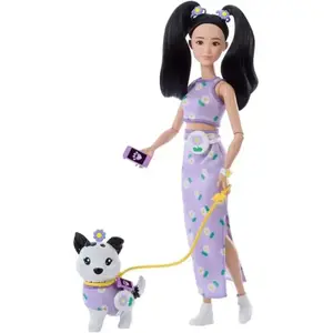 Barbie Partnerlook Im Asiatischen Stil Mit Einer Hundepuppe