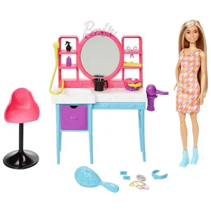 Mattel® Spielwelt Mattel HKV00 - Barbie - Totally Hair - Haarsalon, Sp... günstig