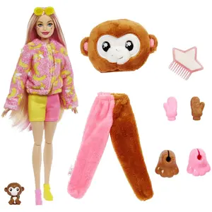Barbie Cutie Reveal im Affen-Kostüm mit Farbwechsel günstig