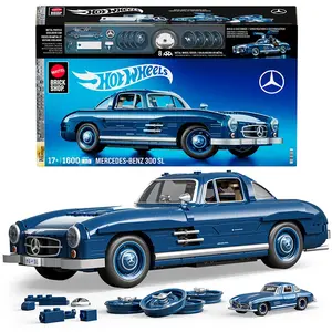 Mattel Hot Wheels Premium Mercedes 300sl Car Bauspiel 1600 Stücke günstig