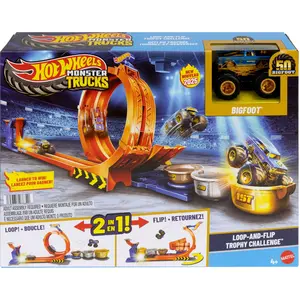 Hot Wheels Bigfoot Challenge Trophy Autorennbahn günstig