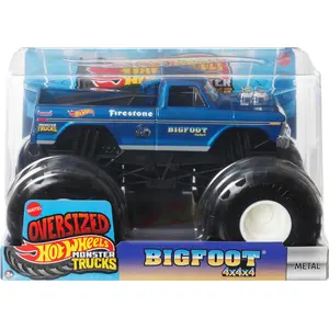 Hot Wheels Monster Trucks , Oversized Monster Truck im Maßstab 1:24, M...