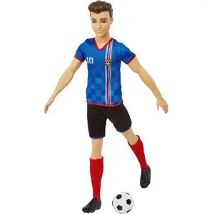 Barbie Puppe Fußballer Mattel France Ken 10x32,5x5 cm günstig