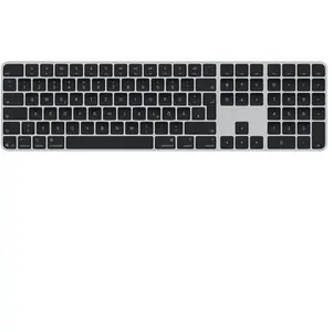 Apple Magic Keyboard schwarz mit Touch ID mit Ziffernblock schwarze Ta... günstig