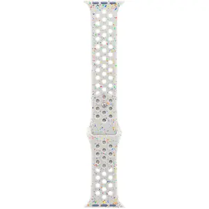 Apple Nike Sportarmband (45 mm, Fluorelastomer), Uhrenarmband, Weiss günstig