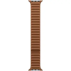Apple Magnetic Link (46 mm, Recyceltes Polyester), Uhrenarmband, Braun