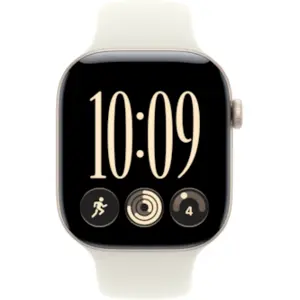 Apple Watch Series 12 Cellular 46mm - Lichtgold Aluminium Case Sand Sp...