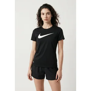 NIKE Dri-FIT Graphic T-Shirt Damen 011 - black/white XS günstig