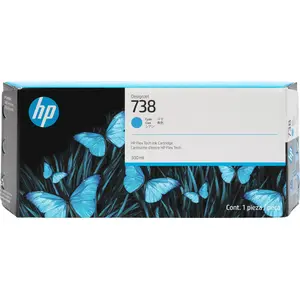 HP Original Druckerpatrone 738 - cyan 300ml (676M6A)