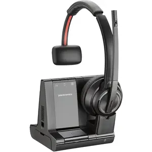 HP Poly Savi 8210 (Kabellos, USB-A), Office Headset, Schwarz