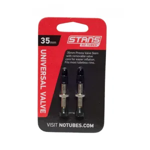 Stan's NoTubes Brass Valves, Service-Set, Scheibenbremse-Rotorrichtmaschine für Fahrräder, Rad, Schwarz, Stahl, 35 mm, 2 Stück(e) günstig