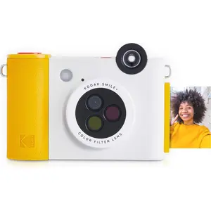 Kodak Smile+, 50,8 x 76,2 mm, Weiß, Gelb, Filter, MicroSD (TransFlash)...