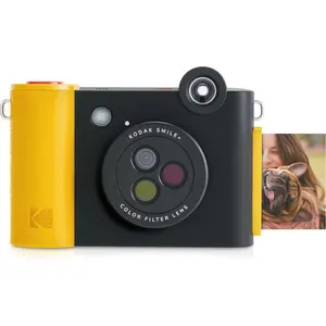 Kodak Smile+, 50,8 x 76,2 mm, Schwarz, Gelb, Filter, MicroSD (TransFla...