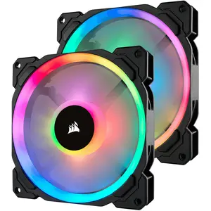 LL140 RGB, 2er Pack Gehäuselüfter