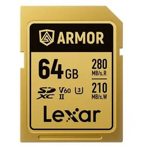 Lexar Sdxc Pro Gold Series Armor Uhs-ii 64gb V60 Ip68 Speicherkarte günstig