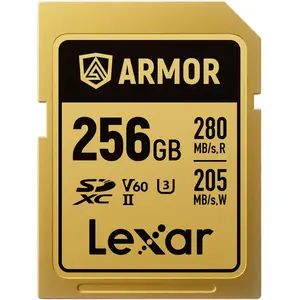 Lexar Armor Gold (256 GB, SDXC, U3, UHS-II), Speicherkarte, Gold günstig