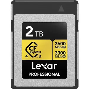Lexar Professional Gold 4.0 (2000 GB, CFexpress Typ B), Speicherkarte, Mehrfarbig günstig