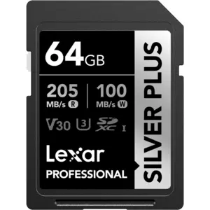 Lexar Professional SDXC Silver Plus 64GB 100 MB/s