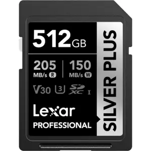 Lexar Professional SDXC Silver Plus 512GB 150 MB/s