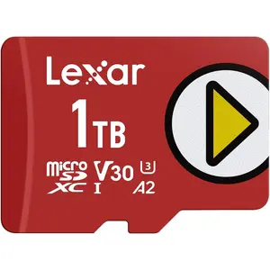 Lexar Play (1000 GB, microSDXC, U3, UHS-I), Speicherkarte, Rot günstig