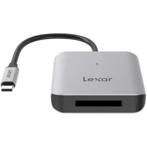 Lexar CFexpress Type B USB-C Reader RW510 (USB 3.1, USB 3.2, USB 3.2 Gen 2, USB-C), Speicherkartenlesegerät, Silber