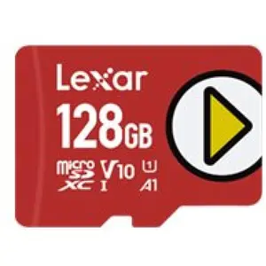 Lexar microSDXC Card 128GB PLAY 1066x UHS-I U3 up to 150MB/s (128 GB, microSDXC, U1, UHS-I), Speicherkarte, Rot günstig